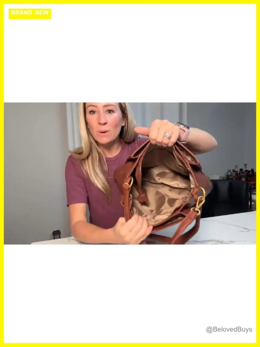 Vegan Leather Hobo Bag with Triple Compartments Adjustable Strap